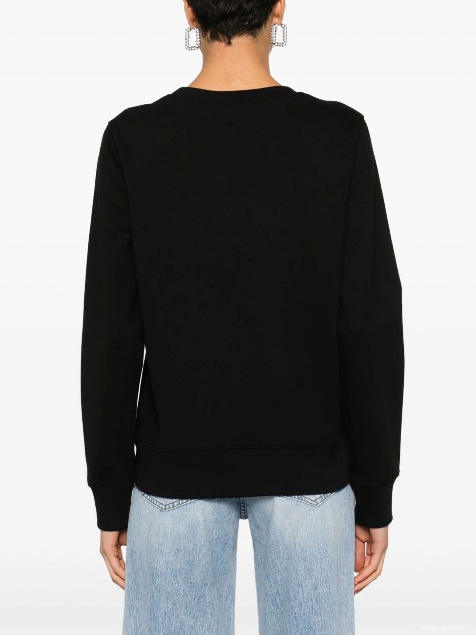 Affordable Women bead-embellished Couture cotton sweatshirt Versace Jeans 0819